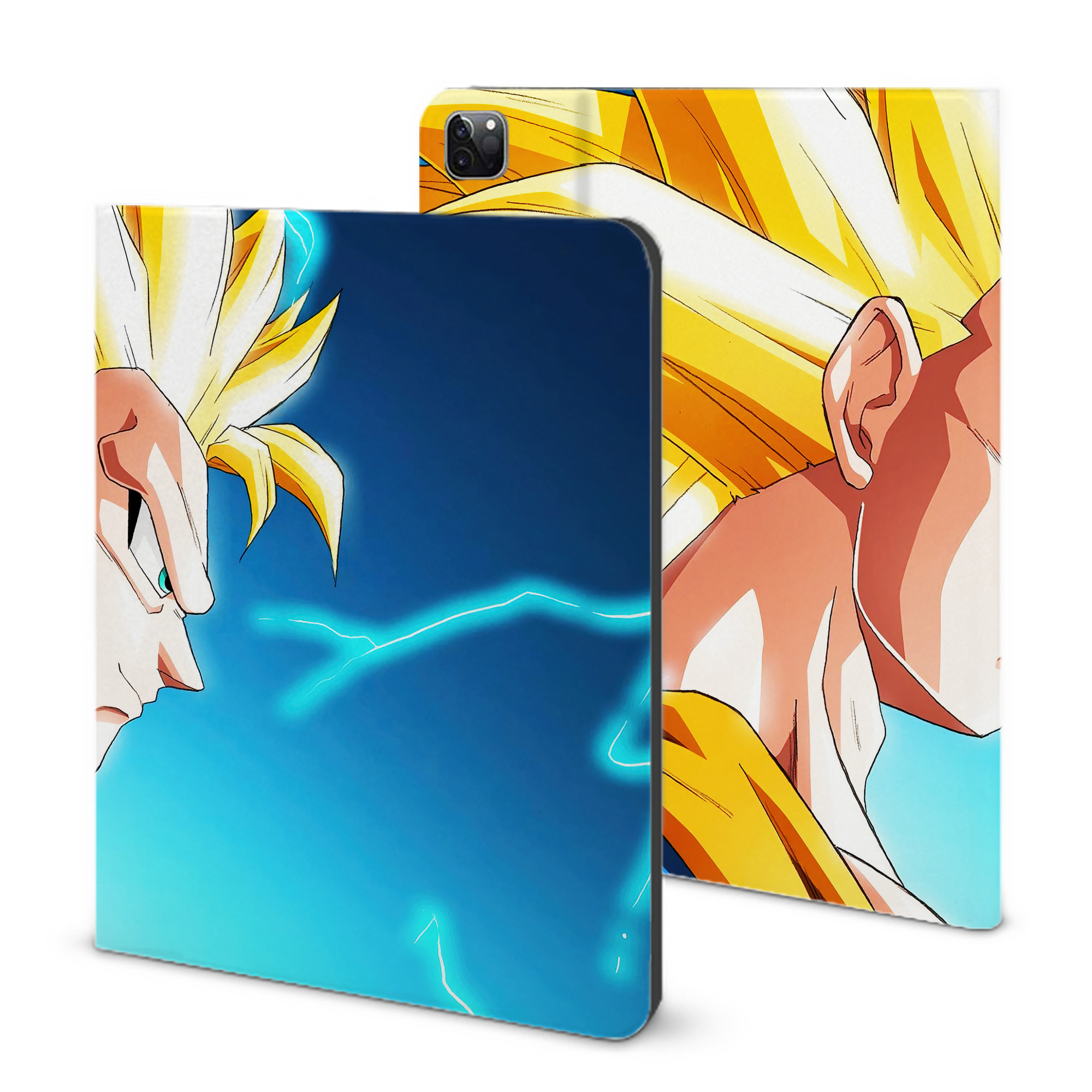 （画像用） ドラゴンボール DRAGON BALL IPad ケース ブック型 PUレザー TPU 耐衝撃 軽量 薄型 ペン収納なし 全面保護 IPad 各モデル対応